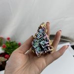 Natural Bismuth Ore, Rainbow Bismuth Metal Crystal, Crystal Gifts, Mineral Specimen, Home Decoration, Approx: 0.19-0.24Ib - Image 5