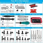 RC Car Repair Work Stand, 1100pcs RC Screw Kit and Vehicle Scale Accessories for Traxxas Axial Redcat Arrma HPI HSP SCX10 RC4WD 1/8 1/10 1/12 1/16 Scale RC Crawler Truck Buggy Car - Image 3