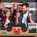RC Car Repair Work Stand, 1100pcs RC Screw Kit and Vehicle Scale Accessories for Traxxas Axial Redcat Arrma HPI HSP SCX10 RC4WD 1/8 1/10 1/12 1/16 Scale RC Crawler Truck Buggy Car - Image 4