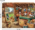 Chicken Coop Puzzles for Adults 1000 Piece, Jigsaw Puzzles for Adults, Adult Challenging Game Toys, Impossible Puzzle, Family Decoration Puzzle, Home Wall Decoration & Ideal Gift - Image 4