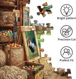Chicken Coop Puzzles for Adults 1000 Piece, Jigsaw Puzzles for Adults, Adult Challenging Game Toys, Impossible Puzzle, Family Decoration Puzzle, Home Wall Decoration & Ideal Gift - Image 7