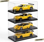 Model Car Display Case, 1:32 Scale Acrylic Display Box for Cars, Stackable Dustproof Storage Boxes for Collectibles, Figures and Memorabilia, 8 x 3.7 x 3.7 inch - Image 4
