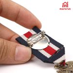 Metal Retro Vintage Medal Badges, Crown Geometric Brooch Pin, Gold Shoulder Pads, For Ribbon, Uniform, Men Costume - Image 5