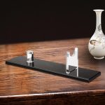 noonebutyou Knife Display Stand, Acrylic Knife Holder for Home Decor (Black Base) - Image 6