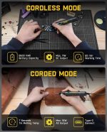 Fanttik T1 Max Soldering Iron Kit, Cordless Soldering Iron | 7s Fast Heating(390°F-840℉), Auto Sleep, 4 Pcs Soldering Tips(C210), 360° Swivel Stand, Soldering Iron for Precision Repair - Image 4