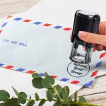 Custom Logo Stamps Self Inking - Personalized Business Logo Text Stamp - Personalized Image Self-Inking Stamper for Office - 4 Sizes - 5 Ink Color Options (Logo) - Image 4