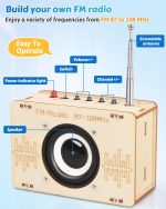Science Kits for Kids Age 8-12 12-14, STEM Kits 8-10, Build Your Own FM Radio Kit, Electronic DIY Experiment Engineering Building Project, Toys Gifts for Teen Boys Girls 9 11 13 15 16+ - Image 4