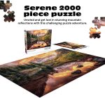 Buffalo Games - Maroon Lake Reflections - 2000 Piece Puzzle for Adults | Art by Joshua Snow, Intermediate to Expert, Made in USA, Recycled Board, Finished Size 38.50 x 26.50 in, Giftable - Image 3