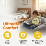 AIXINI Soft Huggable Cat Plush Pillow - Adorable Stuffed Animal for Cuddling, Comfort Gift for All Ages, Ultra Soft Filling, Fluffs Up Easily (Pineapple Cat, Medium Size) - Image 3