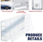 Clear Acrylic Toy Car Display Case 1: 24 Scale Diecast Display Box Wall Mounted Shelf for Storage Toy Car Mini Model Race(12 Grids) - Image 4