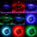 Preserved Real Roses with Colorful Mood Light Wishing Bottle, Eternal Rose，Never Withered Flowers, Table Decor,Christmas Anniversary Valentine's, Blue 4.3inch, 1pcs - Image 6