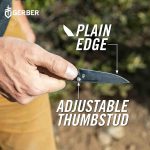 Gerber Gear Zilch Pocket Knife - 3.1" Plain Edge Blade Folding Knife - EDC Gear and Equipment - Coyote Brown - Image 6