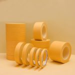 6 Rolls Fine Line Tape 1/16, 1/8, 1/5, 2/5, 1/2, 3/4 Inch x 55 Yard Fineline Masking Tape Painter Adhesive Automotive for DIY Car Auto Paint (Yellow, Mixed Sizes) - Image 6