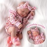 BABESIDE Lifelike Reborn Baby Dolls Eli - 17 Inch Realistic-Newborn Baby Doll Girl Handmade Real Life Dolls with Clothes and Toy Accessories Gift for Kids Age 3+ - Image 3