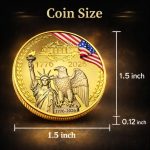 250th Anniversary USA Coin Set (1776–2026) – 4PCS Patriotic Challenge Coins with Wooden Box & Card, America 250th Commemorative Collectible, Fan-Made Non-Official Keepsake Gift - Image 5