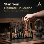 Goat Guns Miniature AK-47 Gold Model | 1:3 Scale Diecast Metal Build Kit | Non-Firing AK-47 Replica with Display Stand for Desk, Man Cave & Gaming | Collectible Military Model Kit for Adults - Image 9