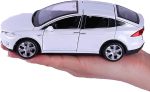 gidoyi Toy Car Model X, Pull Back Car Toys Alloy Vehicles with Lights and Sound 1:32 Scale Model Car (White) - Image 3