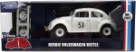 Jada Herbie The Love Bug Volkswagen Beetle Hollywood Rides 1:24 Die-Cast Vehicle with Tire Rack Toys - Image 3