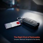Demon Slayer Keychain with Hanafuda & Rengoku Charms, Premium Demon Slayer Gifts and Anime Merch - Image 6