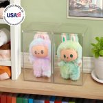 STORi Clear Plastic Stackable Display Case with Lid, Set of 2, Store Figurines, and Plush Collectibles, Box for Action Figures, Made in USA - Image 3