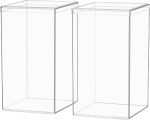 STORi Clear Plastic Stackable Display Case with Lid, Set of 2, Store Figurines, and Plush Collectibles, Box for Action Figures, Made in USA - Image 9