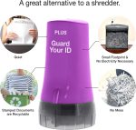 Guard Your ID Identity Theft Protection Roller Stamp for Mail, Purple - Image 3