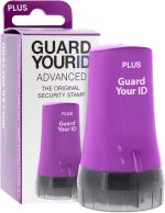 Guard Your ID Identity Theft Protection Roller Stamp for Mail, Purple - Image 7