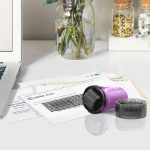 Guard Your ID Identity Theft Protection Roller Stamp for Mail, Purple - Image 8