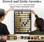 Premium Top 100 Movies Scratch Off Poster - Classic Movie Posters for Theater Room - Scratch Movie Poster - Stunning Artwork by Hand - Cool Gifts for Film Lovers (16.5" x 23.4", Unframed A2) - Image 5