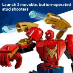 LEGO Marvel Mech Battle: Spider-Man vs. Doc Ock Building Toys for Kids - Super Hero & Villain Poseable Mech Toys W/3 Marvel Minifigures for Kids & Fans, Ages 6+ - Gift Idea for Birthdays - 76338 - Image 4