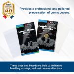 BCW Current Comic Book Bags and Backing Boards, 200 Count | Acid-free clear sleeves, 24-pt SBS support, 3% calcium carbonate buffer, fits modern issues, protects during storage - Image 3