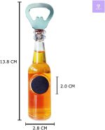 Magnetic Beer Bottle Opener Figure Beer Bottle Bar Refrigerator Decor Unique Birthday Gifts Collection (Corona Extra) - Image 3