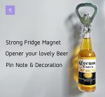 Magnetic Beer Bottle Opener Figure Beer Bottle Bar Refrigerator Decor Unique Birthday Gifts Collection (Corona Extra) - Image 7