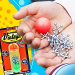 JA-RU Vintage Metal Jacks Game Set (1 Pk) 950-1B | Includes Two Bouncy Balls. Classic Family Retro Mini Jax Toy. Bulk Party Favor Stuffer. - Image 3