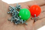 JA-RU Vintage Metal Jacks Game Set (1 Pk) 950-1B | Includes Two Bouncy Balls. Classic Family Retro Mini Jax Toy. Bulk Party Favor Stuffer. - Image 7