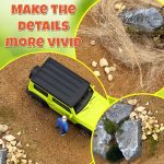 Miniature Basing Material Set - 8-Piece Battlefield Scenery Kit with Static Grass, Moss, Tufts & Model Stones - Realistic Diorama Supplies for Wargaming, Train Layouts & Military Models - Image 6