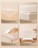 Rolife Display Box for Hobby Collectibles | Tool-free Assembly, Clear Acrylic Display Case for Miniature House, Dust Cover Showcase Clear Stackable Storage Bin - Image 5