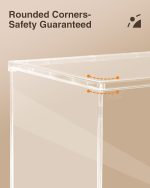 Rolife Display Box for Hobby Collectibles | Tool-free Assembly, Clear Acrylic Display Case for Miniature House, Dust Cover Showcase Clear Stackable Storage Bin - Image 8