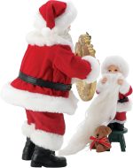 Department 56 Possible Dreams Christmas Traditions Santa Seeing is Believing Figurine Set, 10.5 Inch, Multicolor - Image 3
