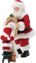Department 56 Possible Dreams Christmas Traditions Santa Seeing is Believing Figurine Set, 10.5 Inch, Multicolor - Image 5