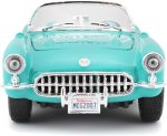 Maisto 1:24 Special Edition 1957 Chevrolet Corvette - Turquoise - Image 5