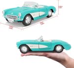 Maisto 1:24 Special Edition 1957 Chevrolet Corvette - Turquoise - Image 7