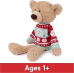 GUND Sleigh Toothpick 15-Inch Tan Teddy Bear in Holiday Sweater for Ages 1+ - Image 4