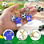 2PCS World Cup Soccer Keychain - Image 5