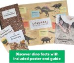 KiwiCo Dinosaur Fossil Dig Kit, STEM Paleontology Science Set for Kids Ages 6+, Excavate and Build Skeleton, Facts Poster - Image 3