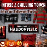 Christmas Horror Movie Gifts Haddonfield Street Sign Retro Metal Scary Halloween Decor, Poster Decorations for Spooky Room or Haunted House - Image 8