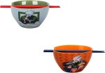 Bioworld Naruto Kakashi 20 oz Ramen Bowl With Chopsticks - Image 3