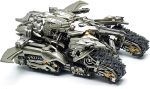 Deformation Robot Toys, Action Figure Toys Tank Mode for Kids | 2 in 1 Toy, Part Alloy, Blaster-blue Effects, Damaged Head, Extra Right Arm, Gifts for Girls & Boys - Image 6