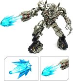 Deformation Robot Toys, Action Figure Toys Tank Mode for Kids | 2 in 1 Toy, Part Alloy, Blaster-blue Effects, Damaged Head, Extra Right Arm, Gifts for Girls & Boys - Image 8