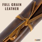 Leather Knife Roll Bag Professional Chef Knife Case, Durable Knife Sheath Holder, Cooks & Culinary Tools Carrying Storage, Portable Knife Wrap - 4 Slots - Image 3